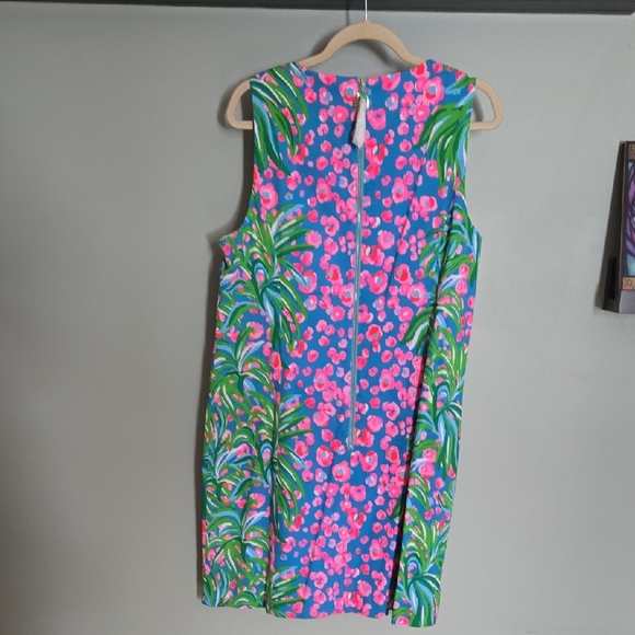 Lilly Pulitzer Pink and Blue Floral Dress - Picture 3 of 4